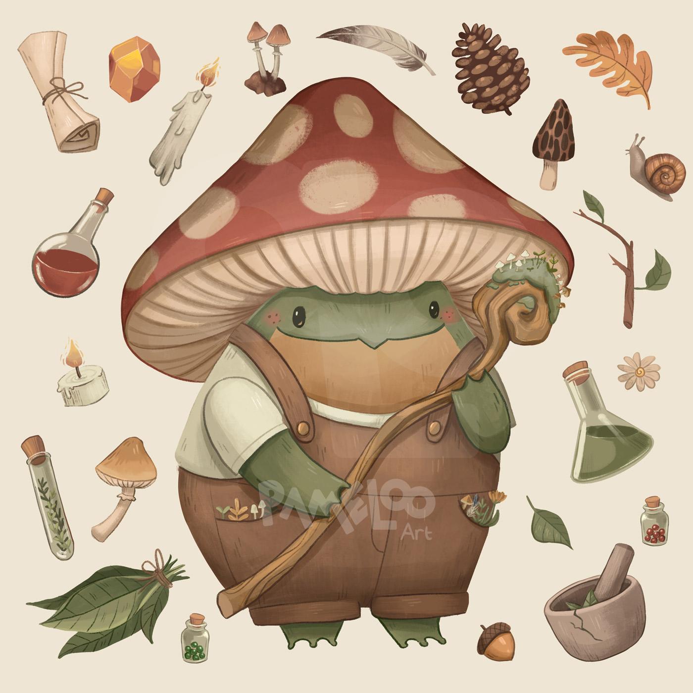Mushroom Frog