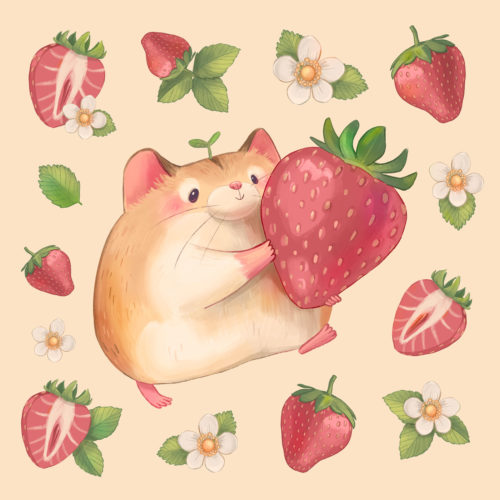 Strawberry Dwarf Hamster