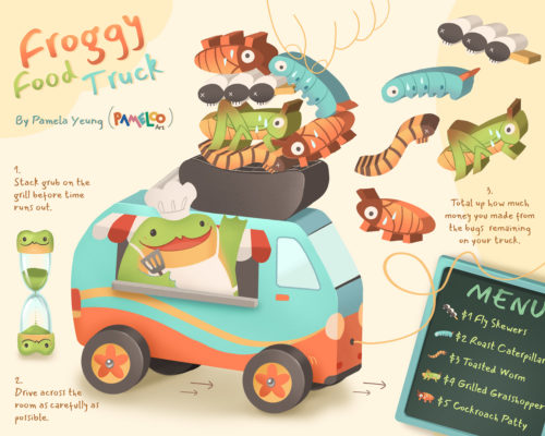 Froggy Food Truck Balancing Game