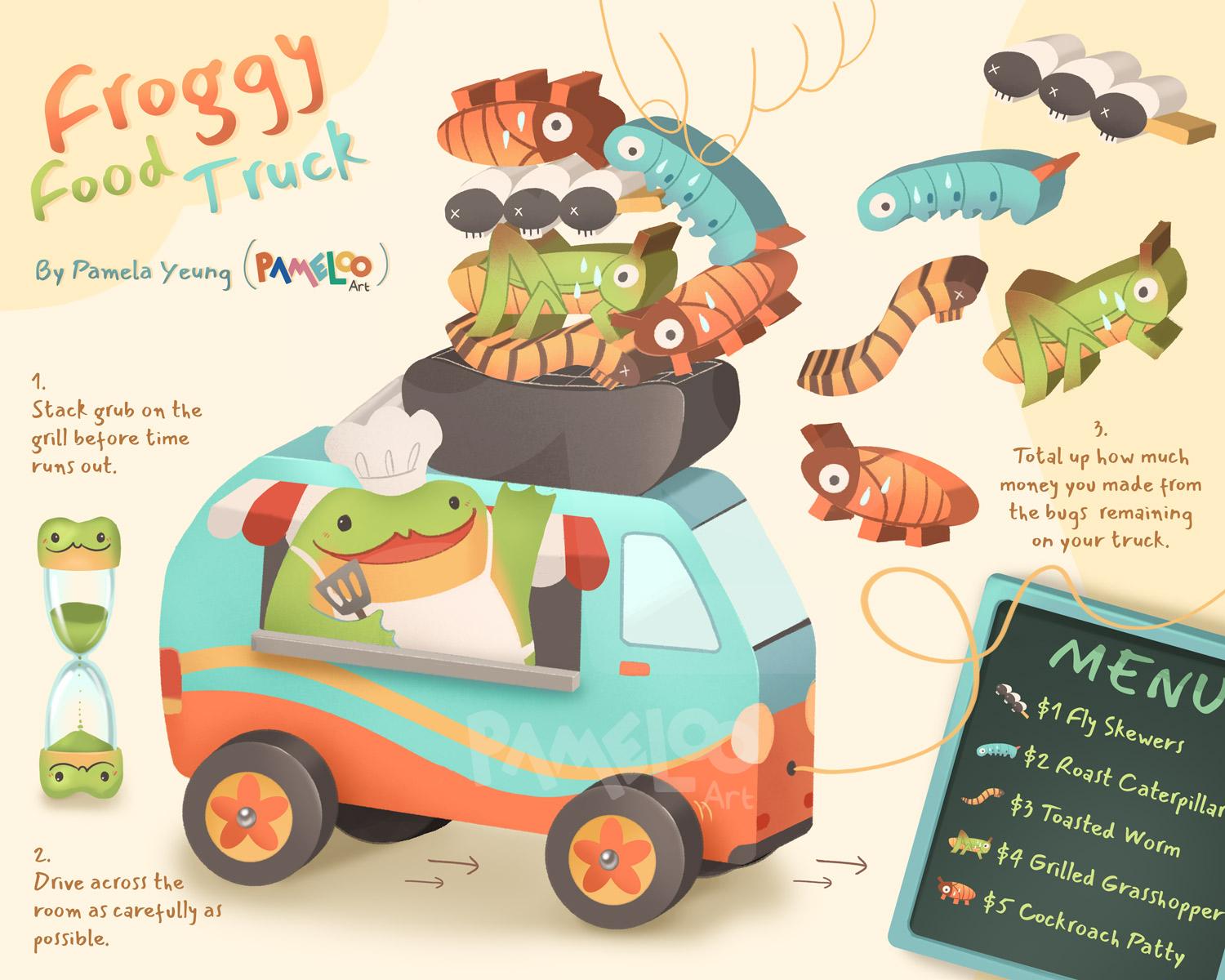 Froggy Food Truck Balancing Game