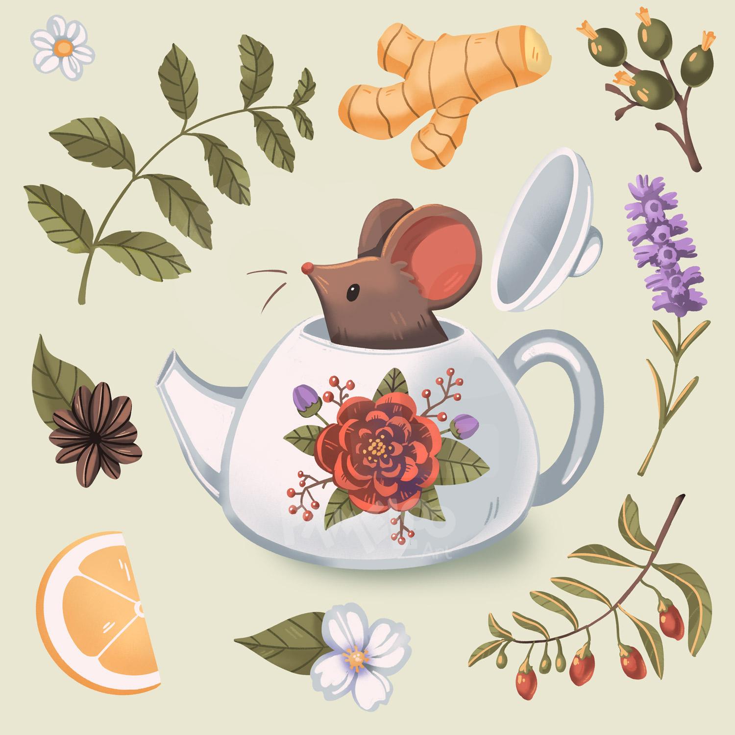Mouse Teapot