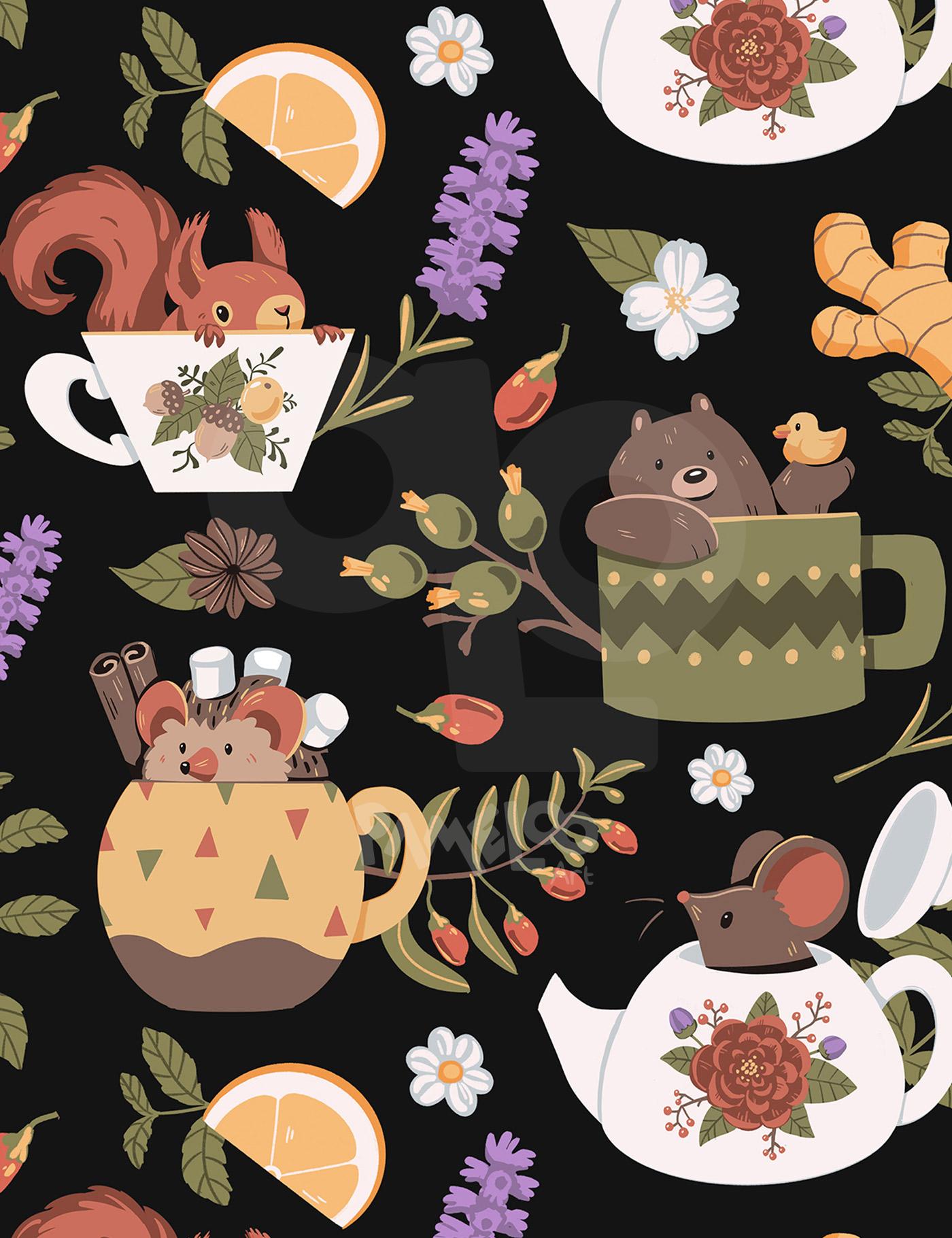 Teacup Pattern