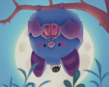 Bat Jelly Illustration
