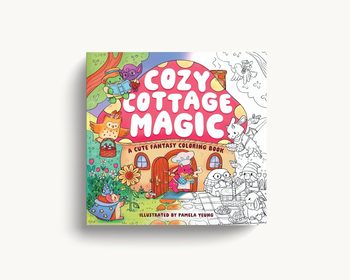 Cozy Cottage Magic Coloring Book